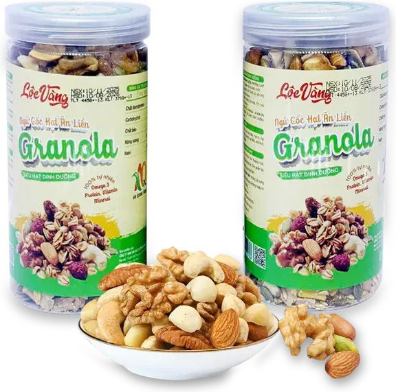Hạt ngũ cốc Granola Lộc Vàng