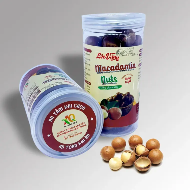 Hạt macca Lộc Vàng (Macadamia Nuts)